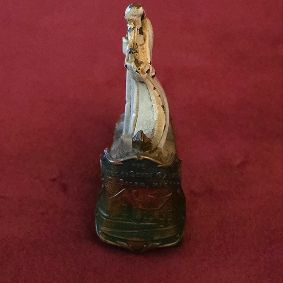 Vintage HP Cast Metal Galleon Ship Souvenir Paperweight Anne of Green Gables - Picture 4 of 5